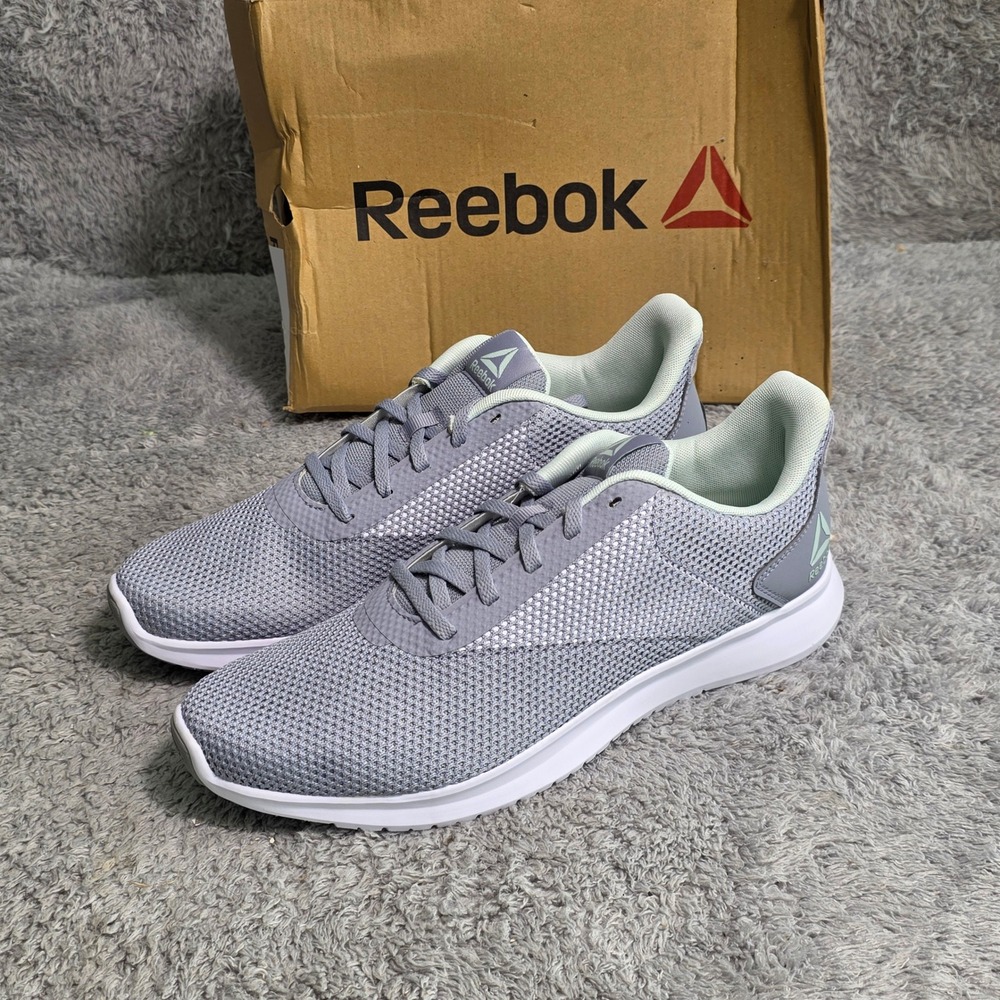 Reebok Instalite Lux Running Shoes Sneakers Grey Lightweight Mesh Womens‎ 11 New